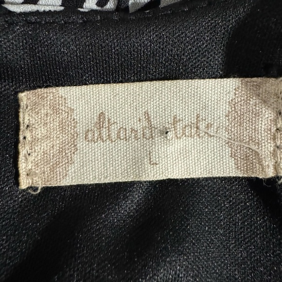 Altar’d State High Neck Sleeveless Mini Dress Black White Geometric Size Large - Picture 8 of 10